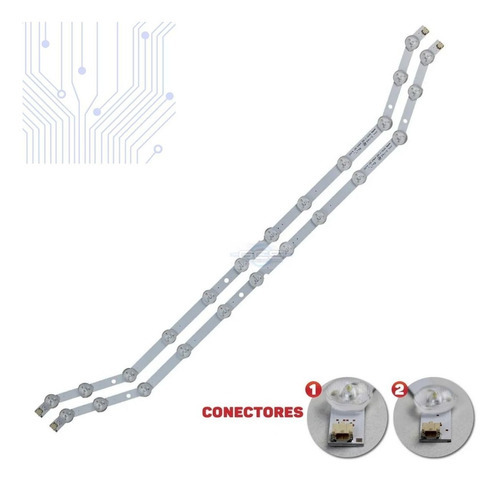 Kit 2 Barras Barramento Led Un32fh5203 Un32fh5203g