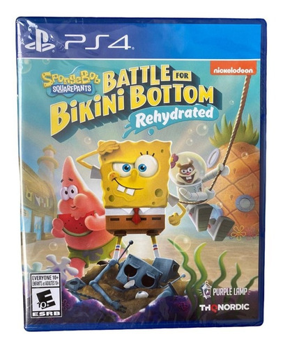 Spongebob: Battle For Bikini Bottom Rehydrated Ps4 Nuevo-fis