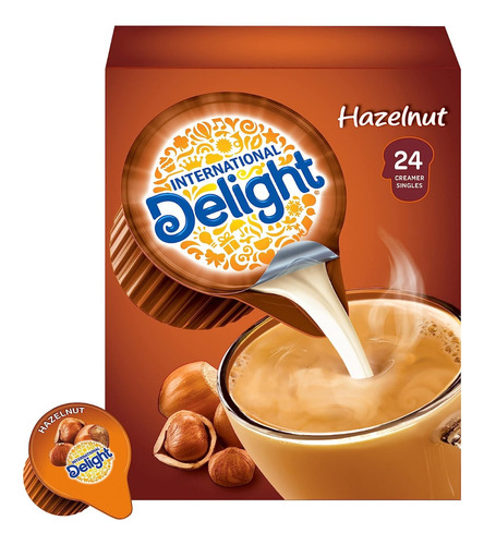 Delight Crema Para Café Sabor Avellana 24 Ct