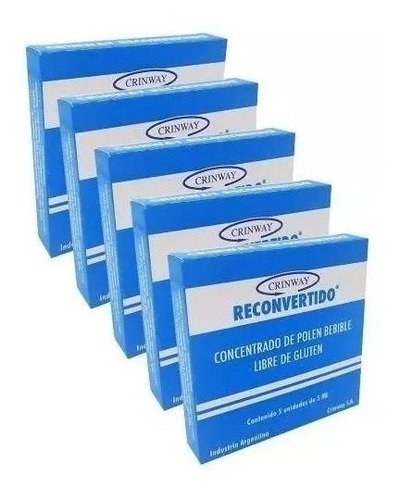 Crinway Polen Reconvertido 10 Cajas De 5 Unidades De 5ml