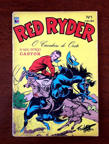 Gibi Bronco Piller 1 Red Ryder Editora Saber 1970 Faroeste Ótimo Estado (Usado)