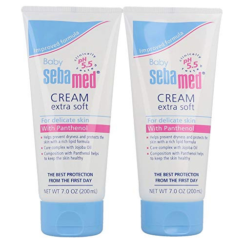 Crema Sebamed Para Bebés Extra Suave, 7 Oz, Paquete De 2