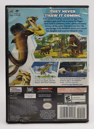 ice age 2 the meltdown nintendo gamecube ice age 2 the meltdown nintendo gamecube
