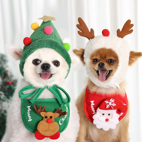 Gorro Con Forma De Árbol De Navidad Para Decoración De Masco
