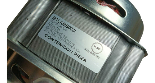 Motor Lavado Flecha 10mm 200 Watts Sirve Easy Mabe