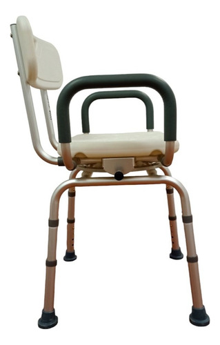 Silla P/baño Respaldo Alumino Descansabrazos Mobicare