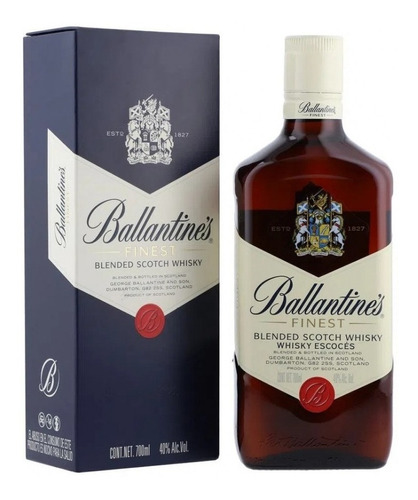 Imagen 1 de 2 de Whisky Ballantines Finest Blended Scotch 700ml
