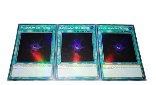 Yugioh 3x  Allure Of Darkness - Super Rare Em Português 