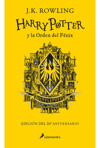 Libro Harry Potter Y La Orden Del Fénix Ed Hufflepuff 20º An