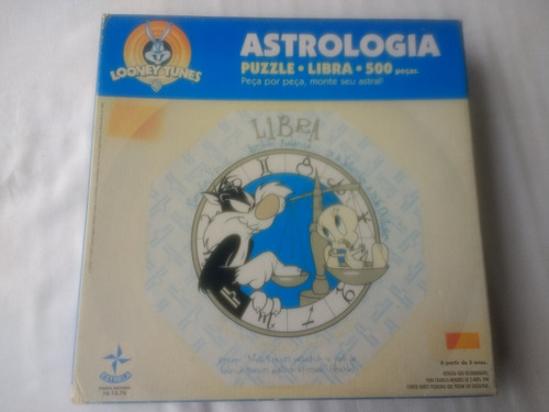 Puzzle - Looney Tunes - Astrologia Libra - 500 Peças