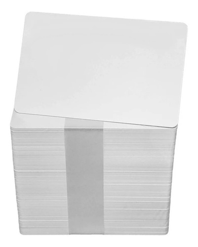 Imagem 2 de 6 de Cartão Pvc Branco Cr-80 0.76 Mm 300un
