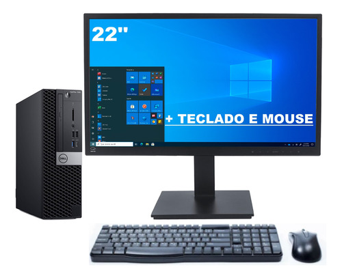 Computador Dell 7060 Core I7 8ºger 32gb 512 Ssd Seminovo