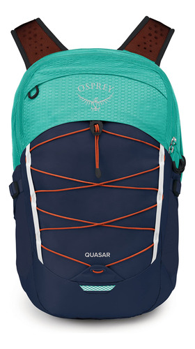 Osprey Mochila Para Laptop Quasar 26, Verde Reverie / Azul C