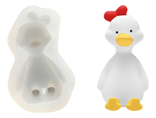 Molde De Silicona Para Velas Aromáticas Con Forma De Pato (t