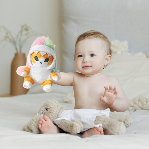 Mgg 1 Lindo Tiburón Gato Peluche Juguete Niños Regalo De