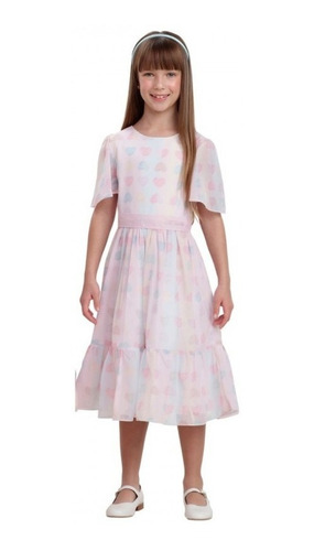 Imagem 2 de 3 de Vestido De Festa Infantil Petit Cherie Time To Shine 20310