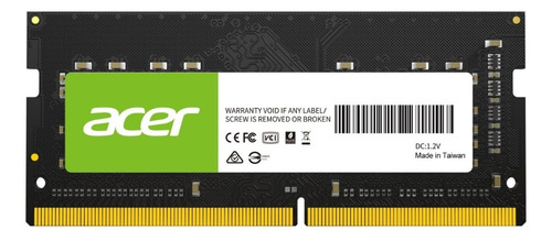 Memoria RAM SD100 color negro  16GB 1 Acer BL.9BWWA.210