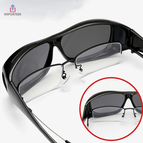 Qk Lentes Gafas Sol Polarizados + Vision Nocturna Manejar