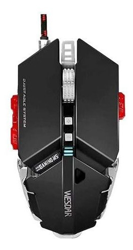 Mouse Gamer Wesdar 4000 Dpi 10 Botões