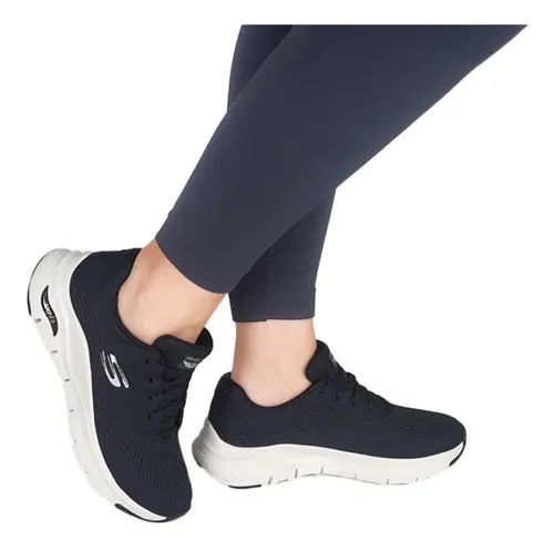 Tênis Skechers Feminino Arch Fit Big Appeal Big Preto