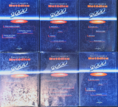 Completa 5 Tomos De La Enciclopedia Metódica 2000 Larousse (Usado)