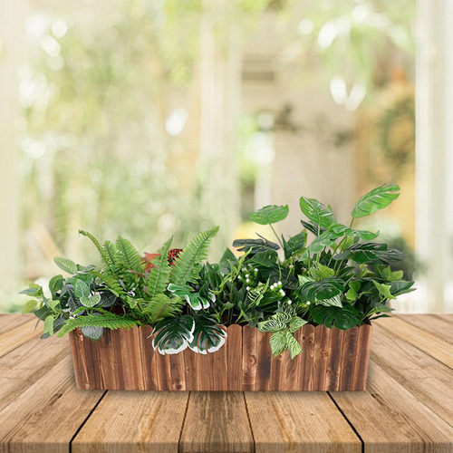 Bh Para Maceta De Madera Para Flores, Caja De Madera Grande