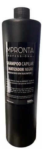 Shampoo Matizador Negro 1000ml - Impronta Kit X 3 Unidades