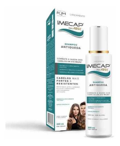 Imecap Hair Max - Shampoo Antiqueda 200ml