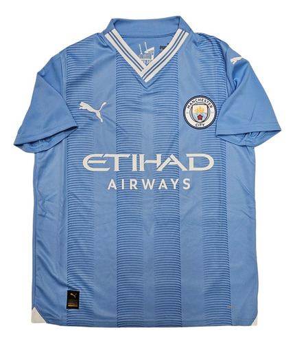 Camiseta Manchester City 2023-24 De Niño Titular Original
