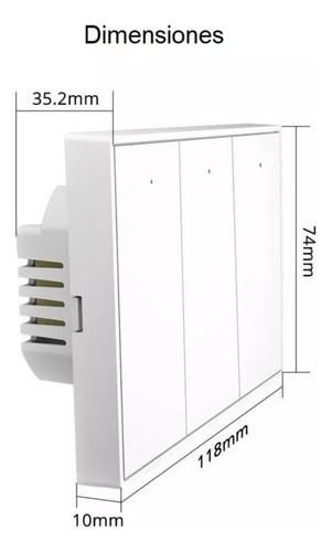 Zemismart Interruptor Inteligente Simple Sin Neutro Zigbee