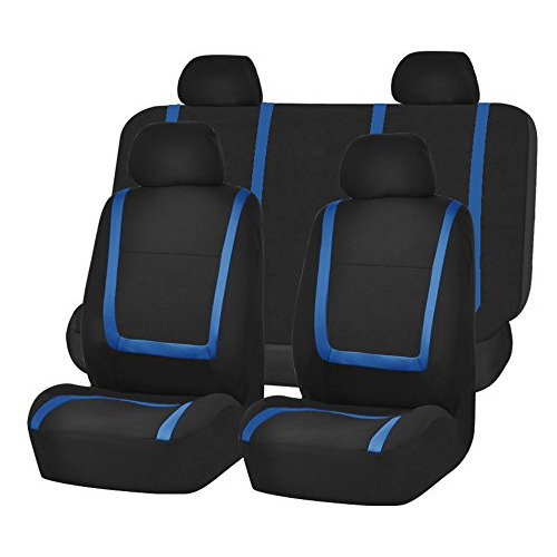 Fundas De Asiento De Coche De Tela Juego Completo, Ajus...