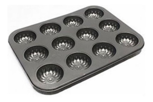 Molde De Muffins X12 Cupcakes Reposteria Antiadherente