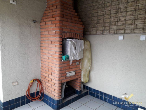 Cobertura Com 2 Dormitórios À Venda, 102 M² Por R$ 339.000,00 - Vila Pires - Santo André/sp - Co0700