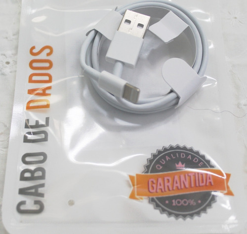 Imagem 2 de 4 de Cabo Carregador Usb 2.0 P/ iPhone 6 Até Versão iPhone 12