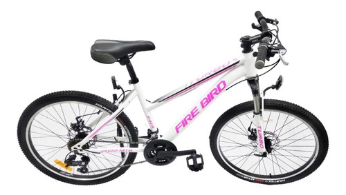 Bicicleta Fire Bird Rodado 24 Modelo Honey Color Blanco