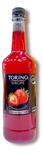 Sirope/jarabe Sabor Fresa Glitter Torino 1 Lt