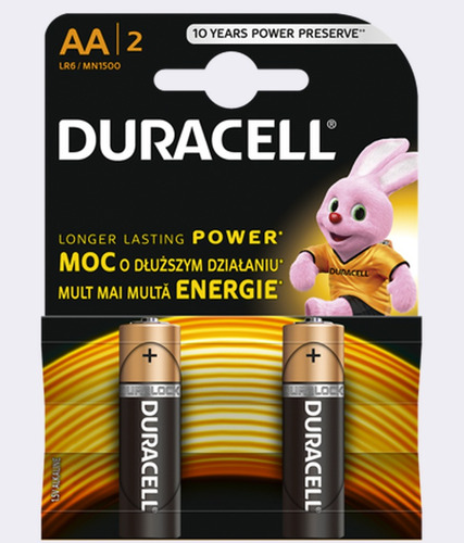 Mn1500 Bateria Aa 2pcs Duracell Procell Coperto