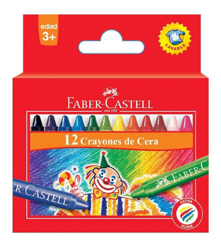 Crayones Crayon Faber Castell X 12 Colores 4592