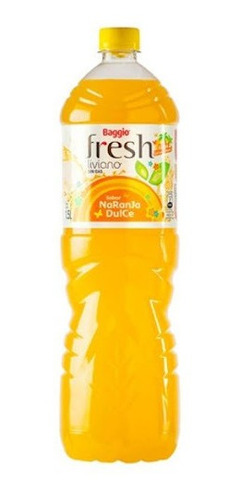 Agua Baggio Fresh Saborizada Naranja 1.5 Litros.