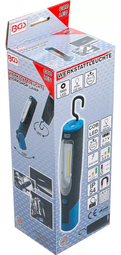 Lámpara Led Multiusos Recargable Usb Con Imán Y Gancho Bgs