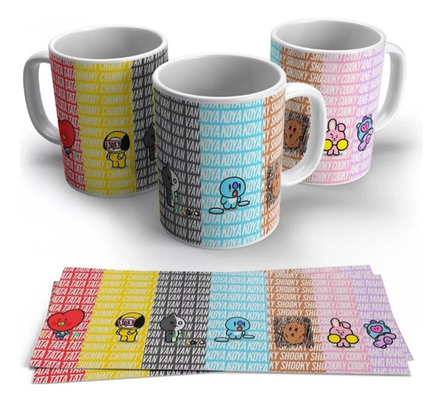 Taza Bts Personalizada Mod 01