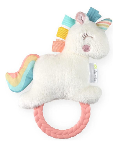 Sonajero De Peluche Con Agarre Ritzy Pal Unicornio