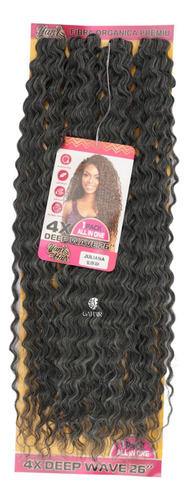 Combo 5 Cabelos Cacheado Organico Premium Para Crochet Braid Cor Silver Ash