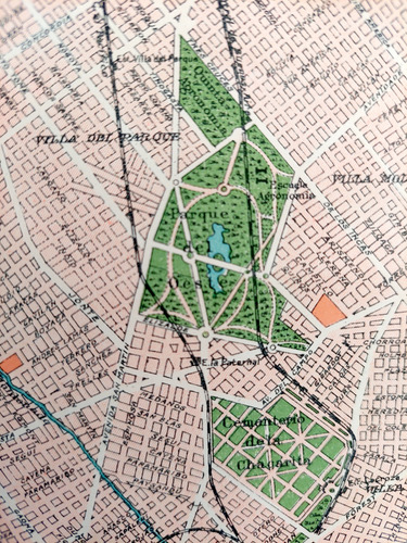 Mapa Color Original Buenos Aires 1912 Ferrocarriles Plano (Usado)