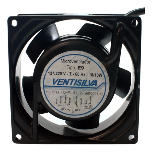 Micro Ventilador Cooler Ventoinha 92x92x39mm E9al Bivolt
