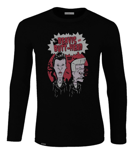 Camiseta Manga Larga Beavis Y Butt-head Animado Serie Lbo