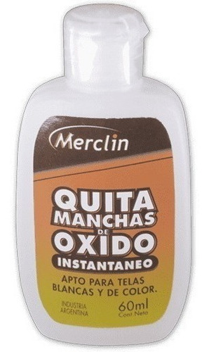 Quita Manchas De Oxido Instantaneo Merclin 60ml 