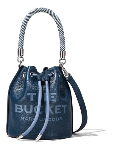 Bolsa The Bucket Marc Jacobs H652l01pf22 426 Blue Sea Color Azul oscuro