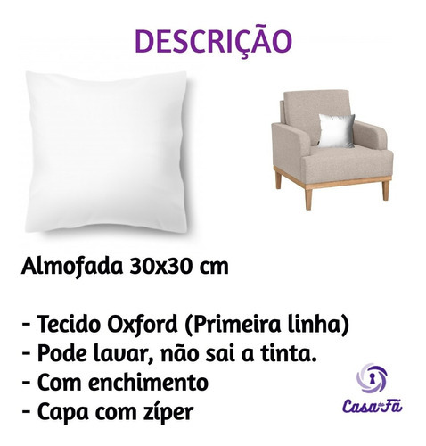 Almofada E Caneca Personalizada Lembrancinha Vovo Qualidade Cor Branco Desenho do tecido Vovó Com Açúcar