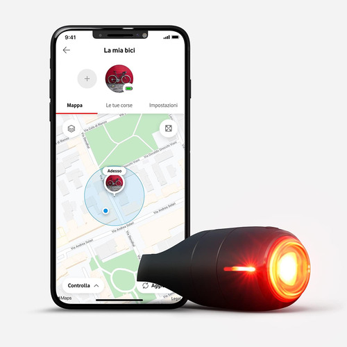 Vodafone Curve Bike Tracker Gps Y Luz, Luz Inteligente 3 Mod